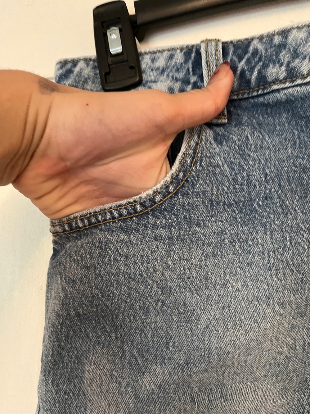 PacSun Light Blue Denim Jean Shorts - Picture 2 of 7